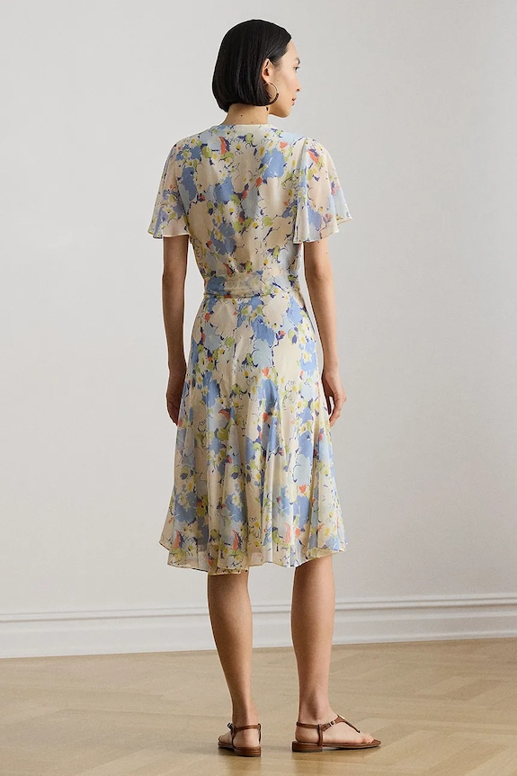 Lauren Ralph Lauren sukienka 200P13607 beżowy SS26