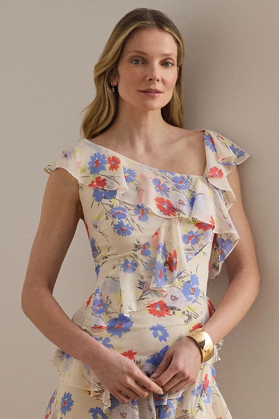 Îmbrăcăminte Lauren Ralph Lauren rochie 253P08755 bej