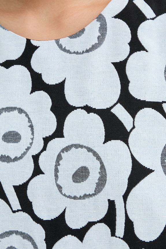 Marimekko sukienka letnia z bawełną 095135 niebieski