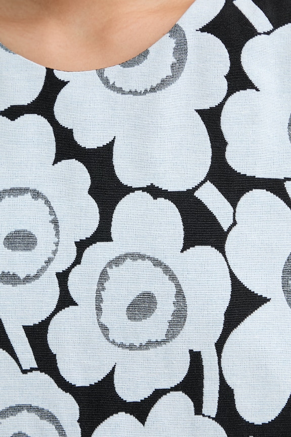 Marimekko sukienka letnia z bawełną 095135 niebieski