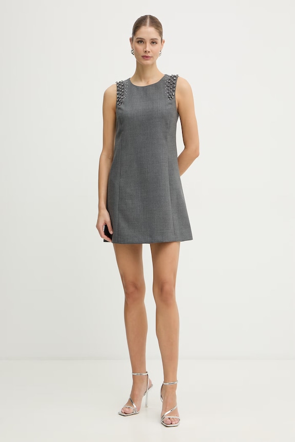 MAX&Co. rochie cu lână MCOUGOLA 2616221071200 gri SS26