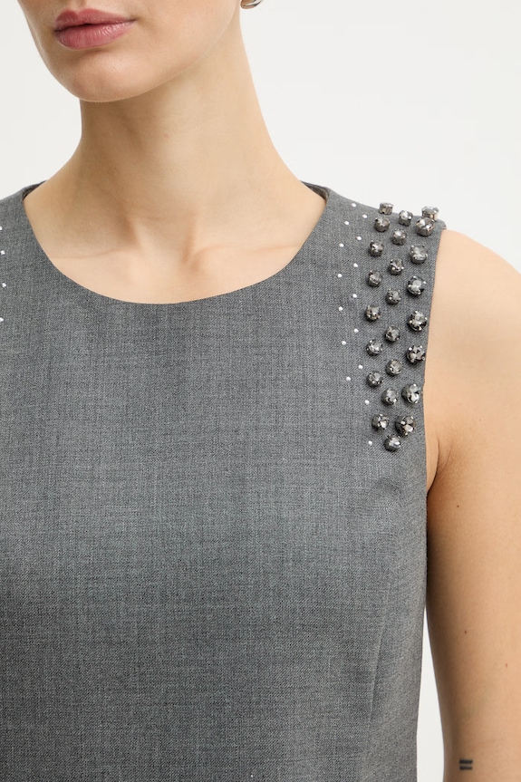 MAX&Co. rochie cu lână MCOUGOLA 2616221071200 gri
