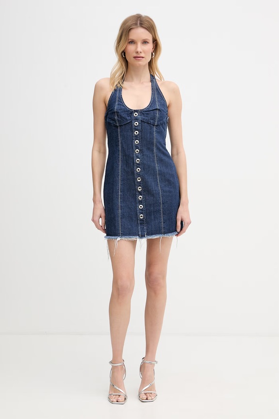 Max&Co. rochie din denim MCLONCIA 2618221012200 bleumarin SS26