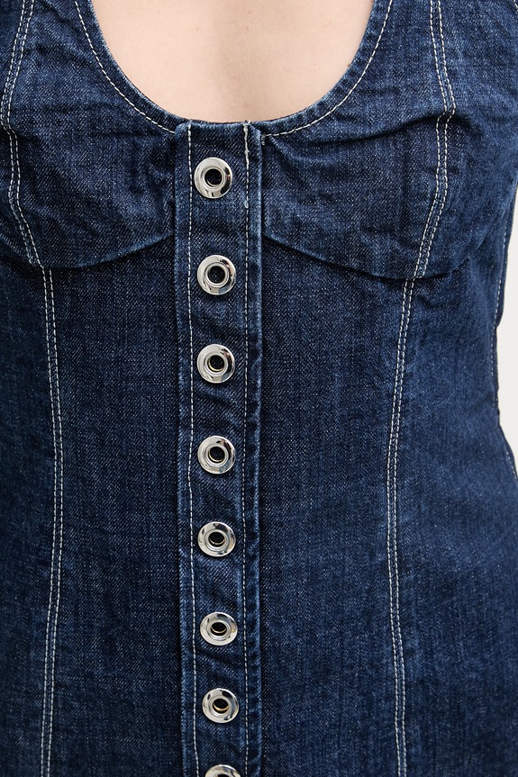 Max&Co. rochie din denim MCLONCIA 2618221012200 bleumarin