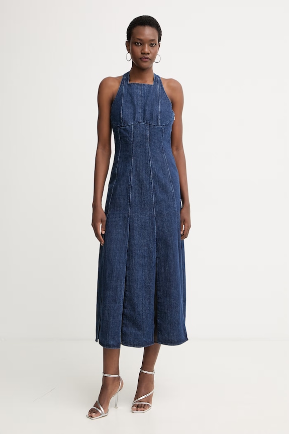 Max&Co. rochie din denim MCLRIDENTE bleumarin 2618221022200