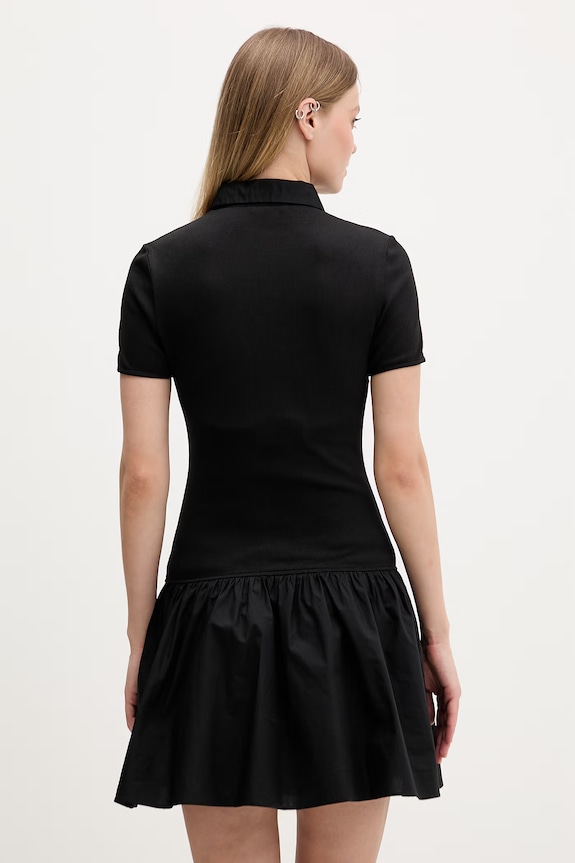 Îmbrăcăminte Tommy Jeans rochie cu bumbac DW0DW22331 negru