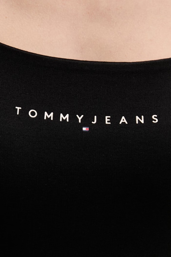 Tommy Jeans sukienka z wiskozą DW0DW22338 czarny