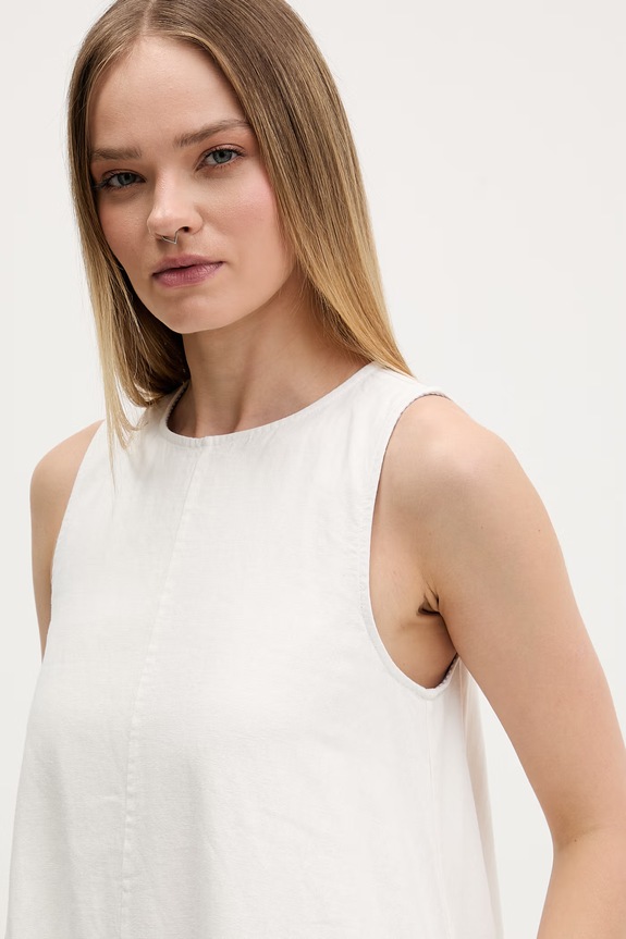 Tommy Jeans rochie de vară cu in alb DW0DW22343
