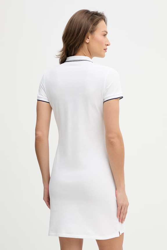 Oblečení Bavlněné šaty U.S. Polo Assn. POLO DRESS WUP1312 bílá