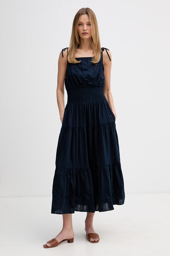 Tommy Hilfiger letné šaty tmavomodrá WW0WW51052