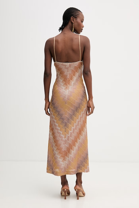 Îmbrăcăminte Missoni rochie DS26SG28.BR014S portocaliu