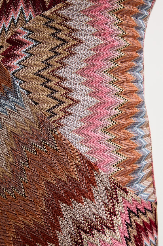 Missoni rochie DS26SG29.BR014T portocaliu
