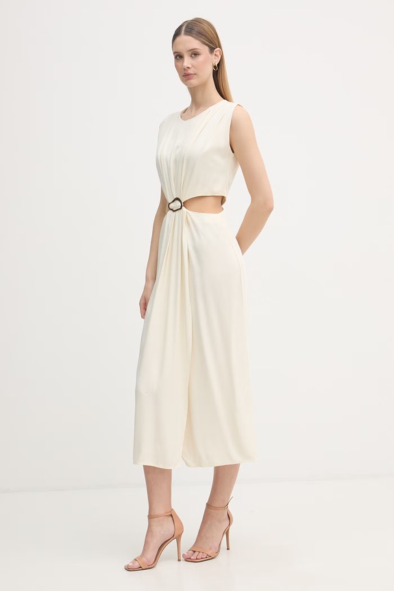 Gaudi z wiskozy 611FD15010 beżowy SS26