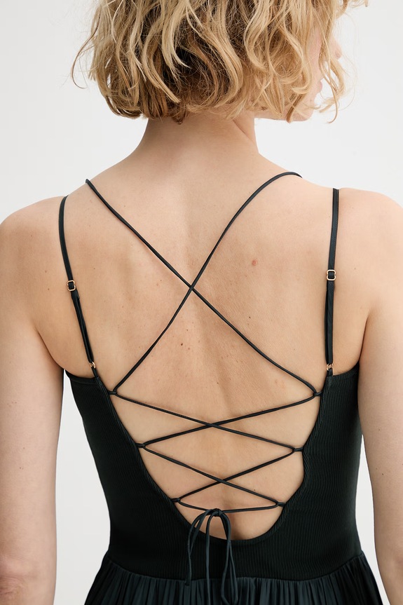 Sessun φόρεμα flared 26205039 πράσινο