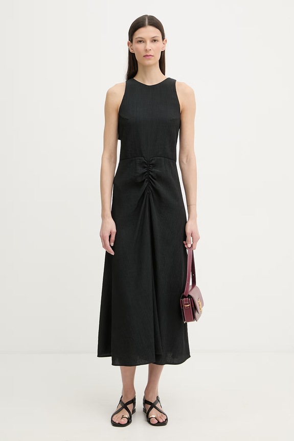 Sessun rochie cu vâscoză 26205002 negru SS26