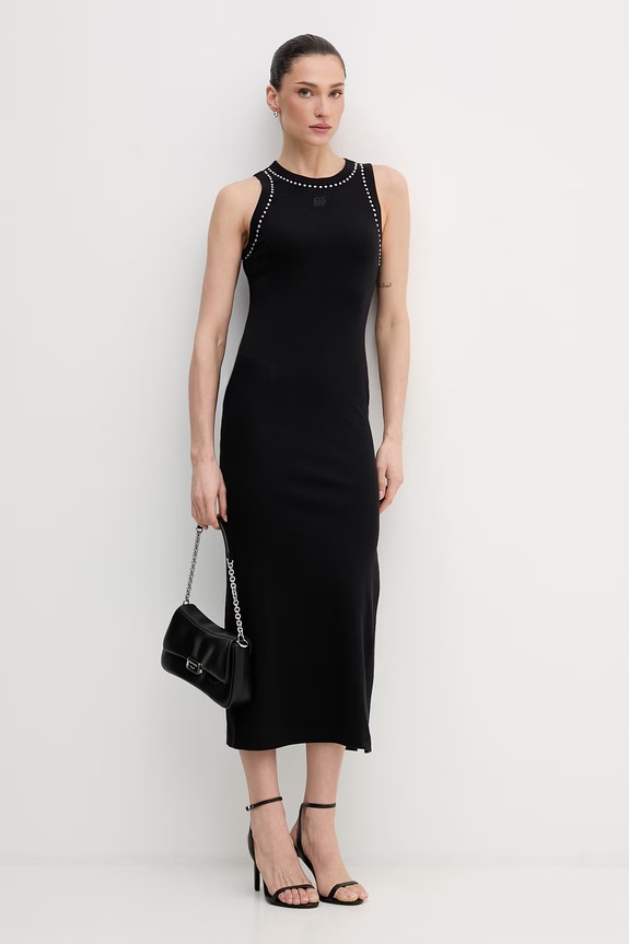 Φόρεμα Dkny casual μαύρο DJ6D9189