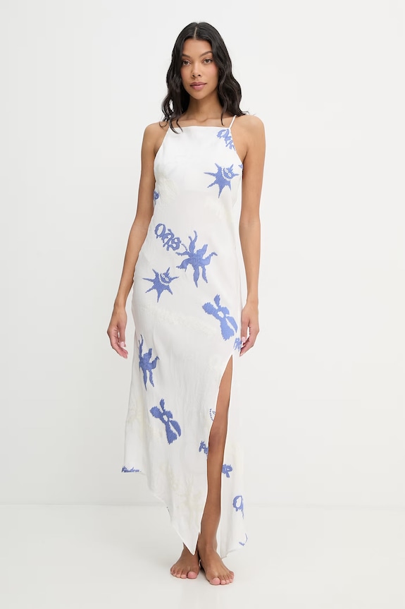 OAS rochie de vară cu lyocell alb 602009.6754