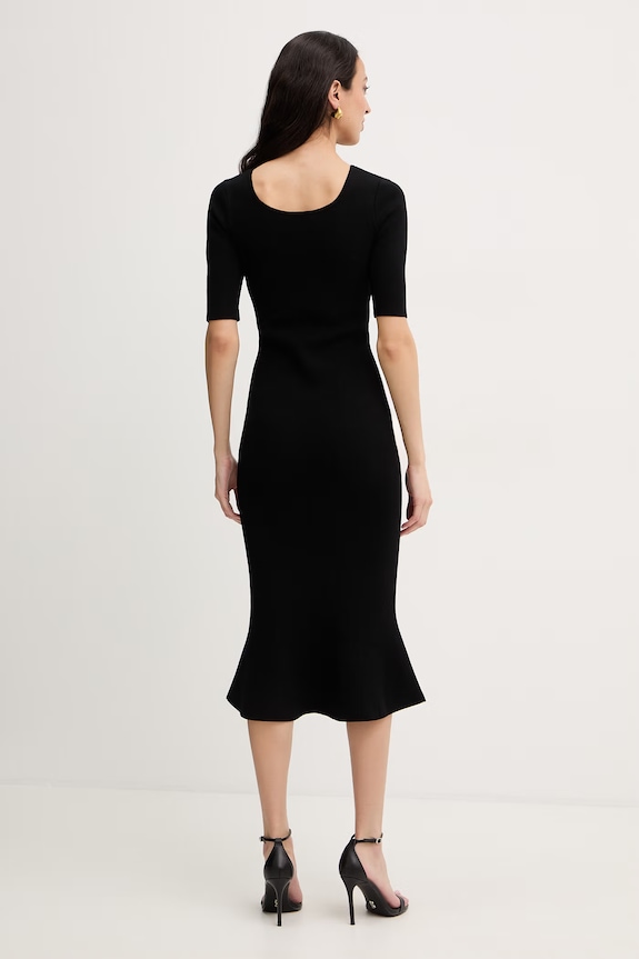 Îmbrăcăminte BOSS rochie Fosa 50556685 negru