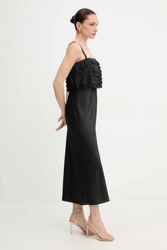 BOSS sukienka Dalaser 50556608 czarny SS26