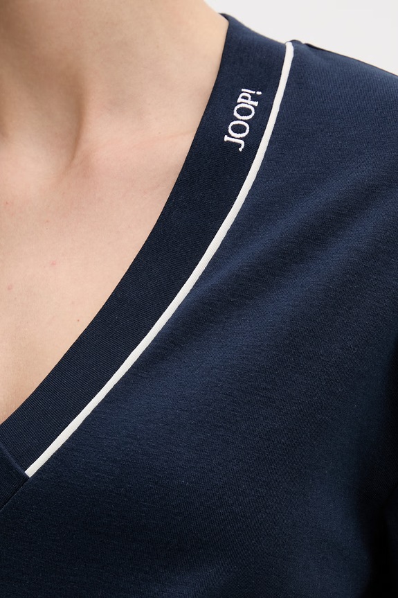 Joop! rochie din bumbac 30102027 bleumarin