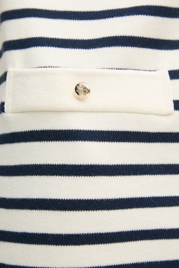 Joop! sukienka bawełniana 30102058 beżowy