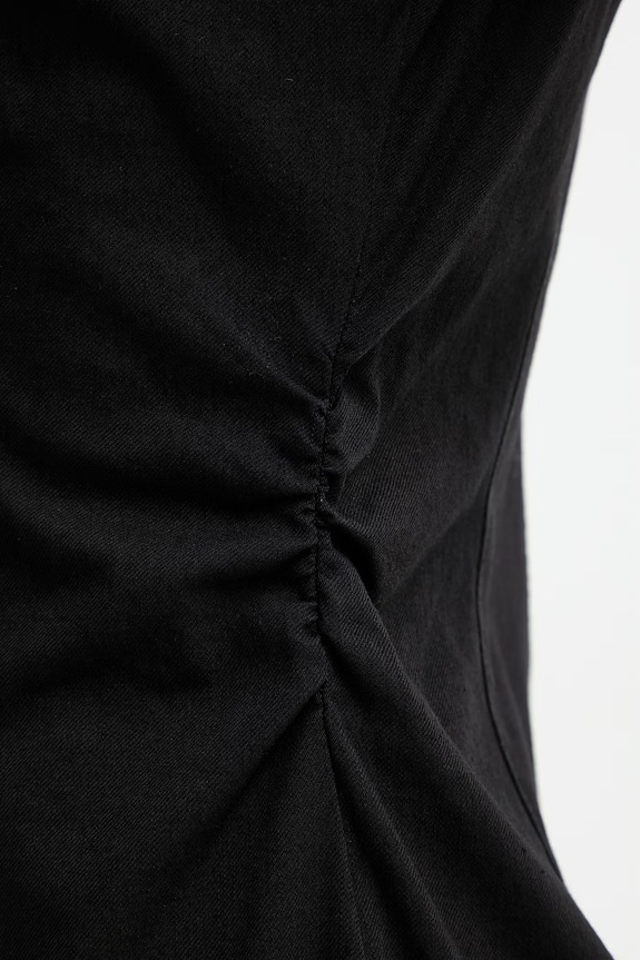 rag & bone rochie cu bumbac Leah RJ7725H3FBL negru