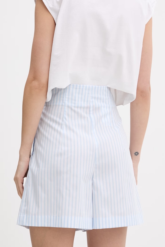 Oblečení HUGO šortky dámské bavlněné Harite 50559528 modrá