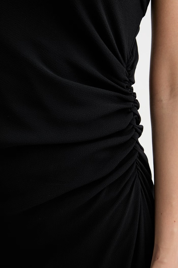 HUGO Ντραπέ 50557543 μαύρο