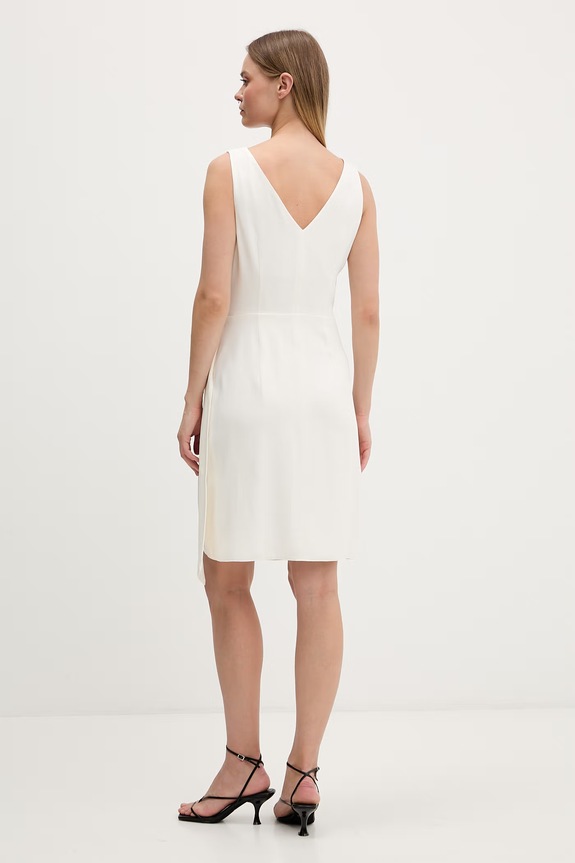 Îmbrăcăminte HUGO rochie de vară cu vâscoză Kabivanna 50559181 bej