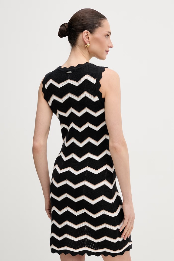 Ρούχα Βαμβακερό φόρεμα Dkny DJ6R0205 μαύρο