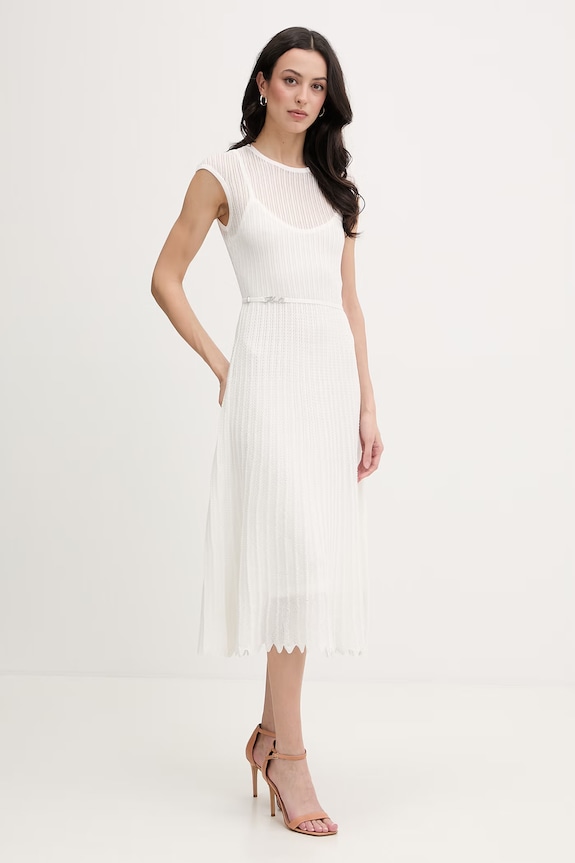 Ρούχα Karl Lagerfeld Φόρεμα B2W13006 λευκό
