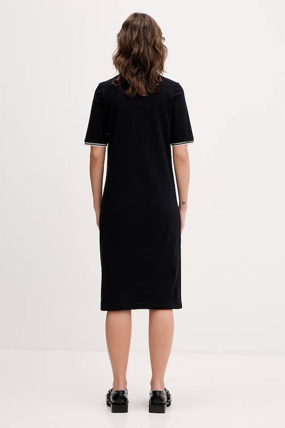 Îmbrăcăminte Fred Perry rochie din bumbac D2179 negru