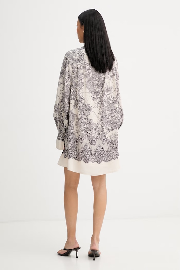 Îmbrăcăminte blugirl Blumarine rochie din vâscoză RA6130.T523A bej