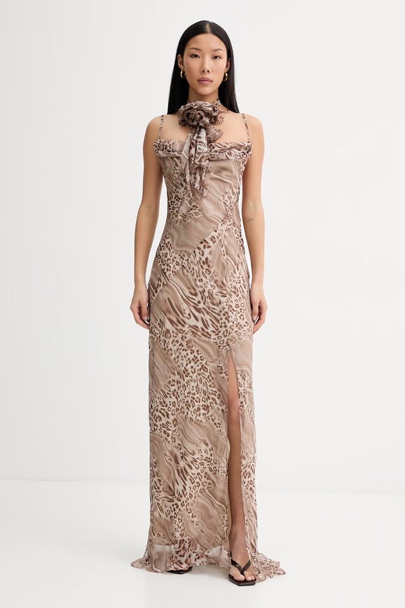 blugirl Blumarine rochie bej RA6179.TS121