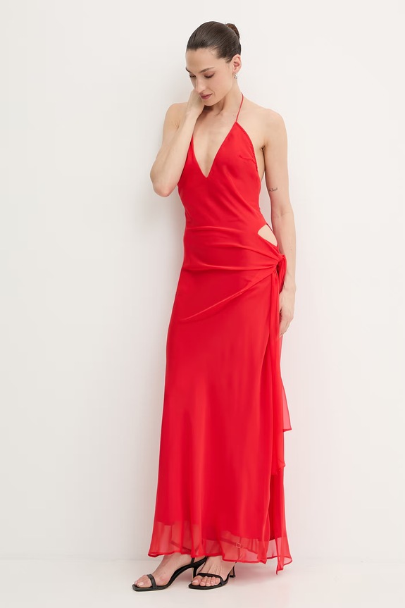 Bardot sukienka 59760DB4 czerwony SS26