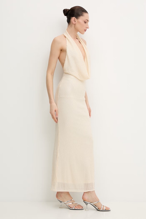 Bardot rochie 59814DB2 bej SS26