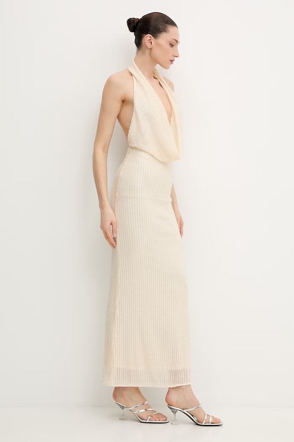 Bardot rochie 59814DB2 bej SS26
