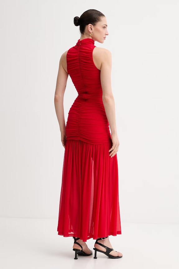 Îmbrăcăminte Bardot rochie 60254DB rosu