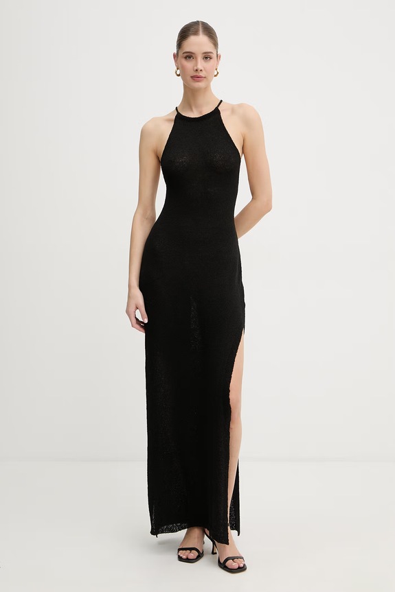 Bardot sukienka czarny 60325DB