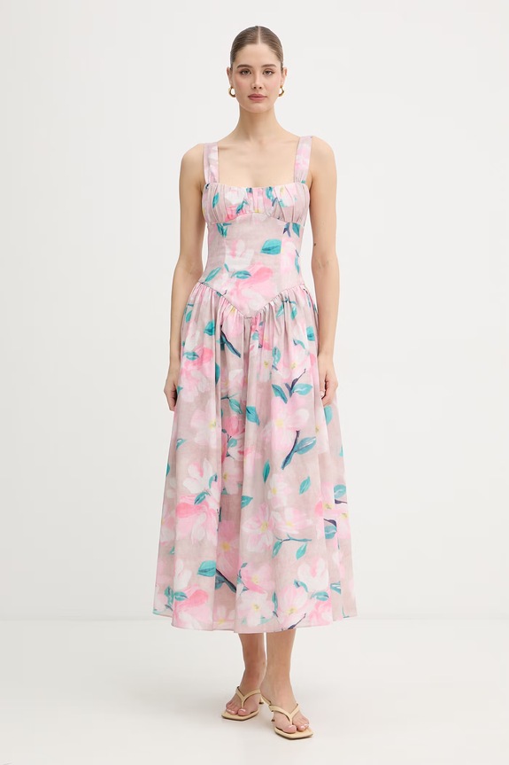 Bardot haljina roza 60403DB