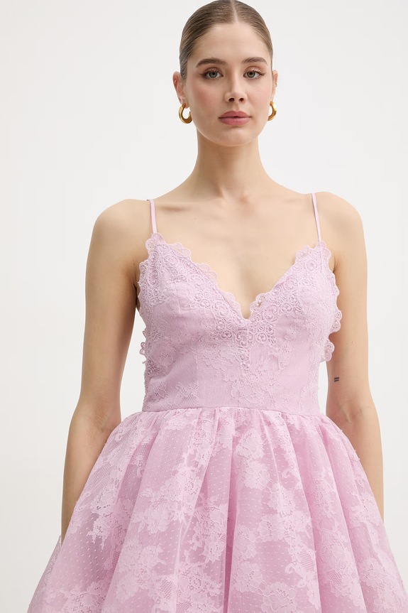 Bardot haljina roza 60343DB