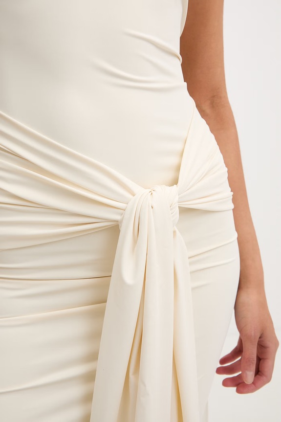 Bardot sukienka 60386DB beżowy