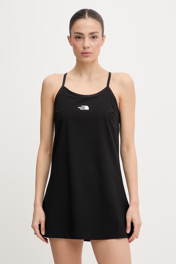 The North Face rochie sport FLEX WOVEN negru NF0A8G26JK31