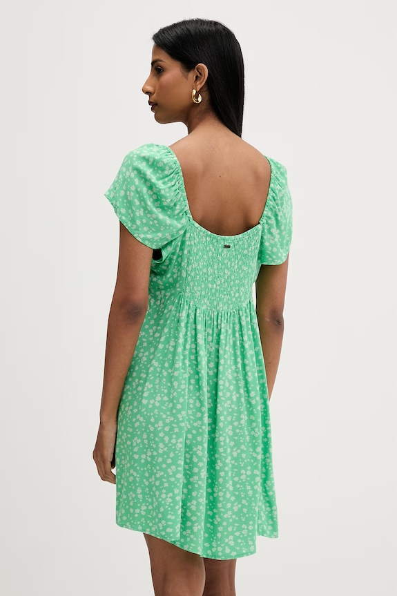 Îmbrăcăminte Rip Curl rochie de vară din vâscoză SURF SIDE 08ZWDR verde