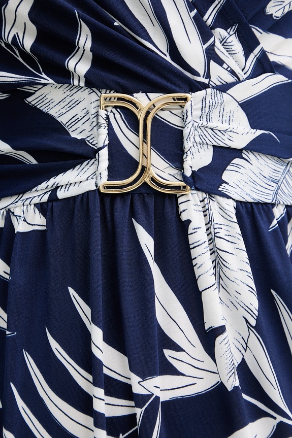 Morgan sukienka RFLERIA granatowy