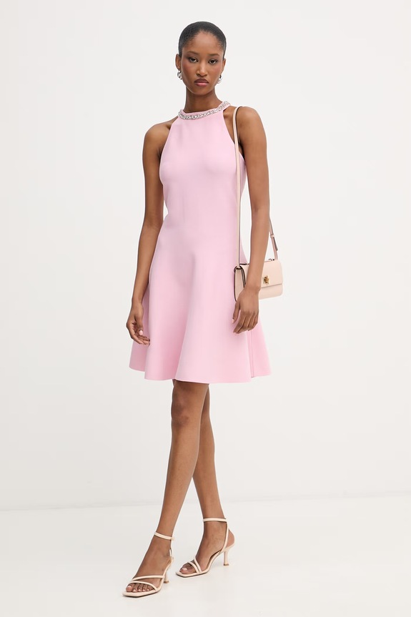 Morgan rochie cu vâscoză RMDIANE roz SS26