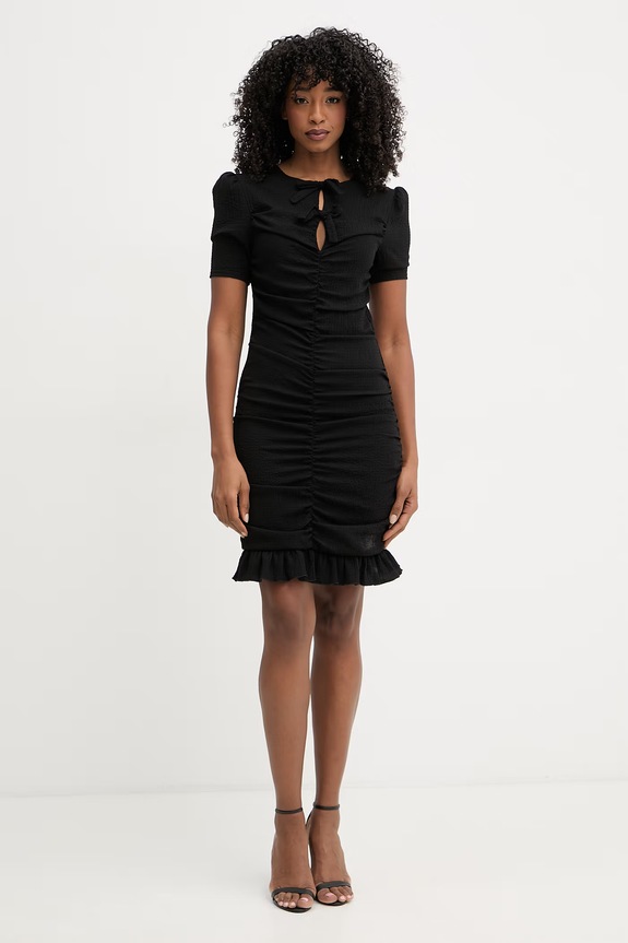 Morgan sukienka drapowana RNOUA czarny SS26