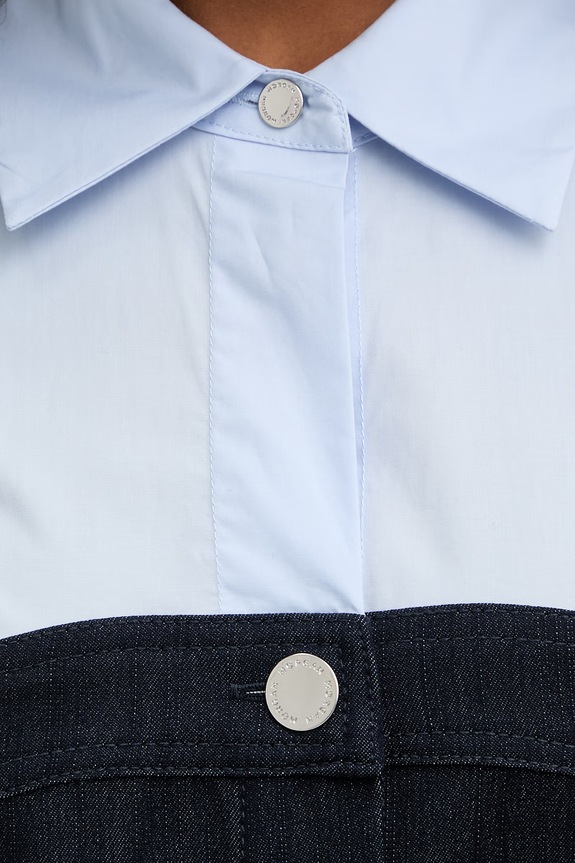 Morgan sukienka z wiskozą ROIMA granatowy