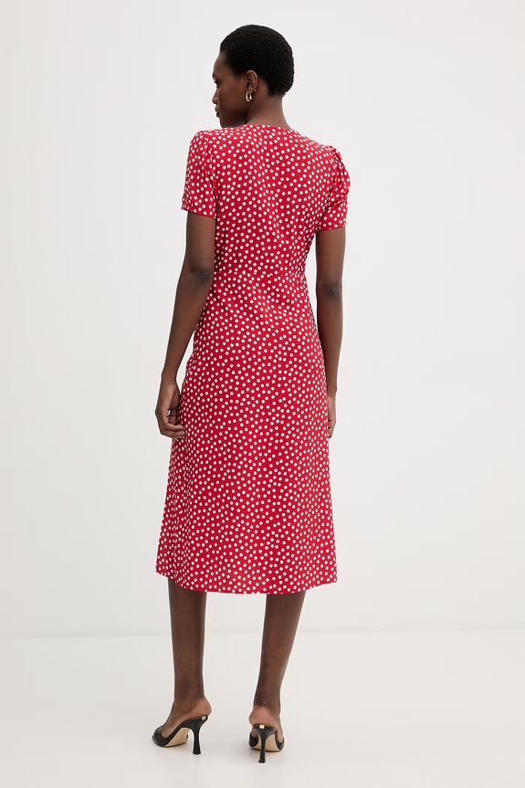 Abbigliamento Morgan Vestito d'estate con viscosa ROIS rosso