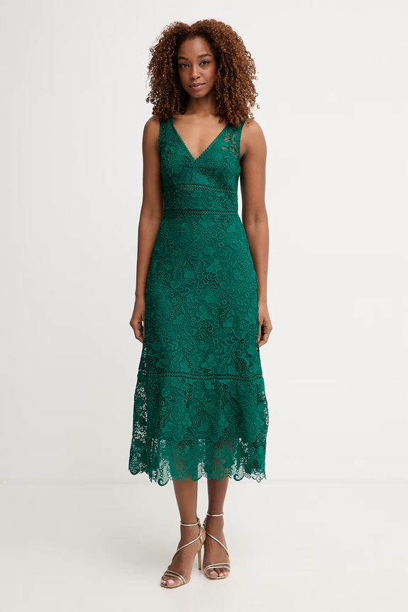 Morgan rochie RTILA verde SS26